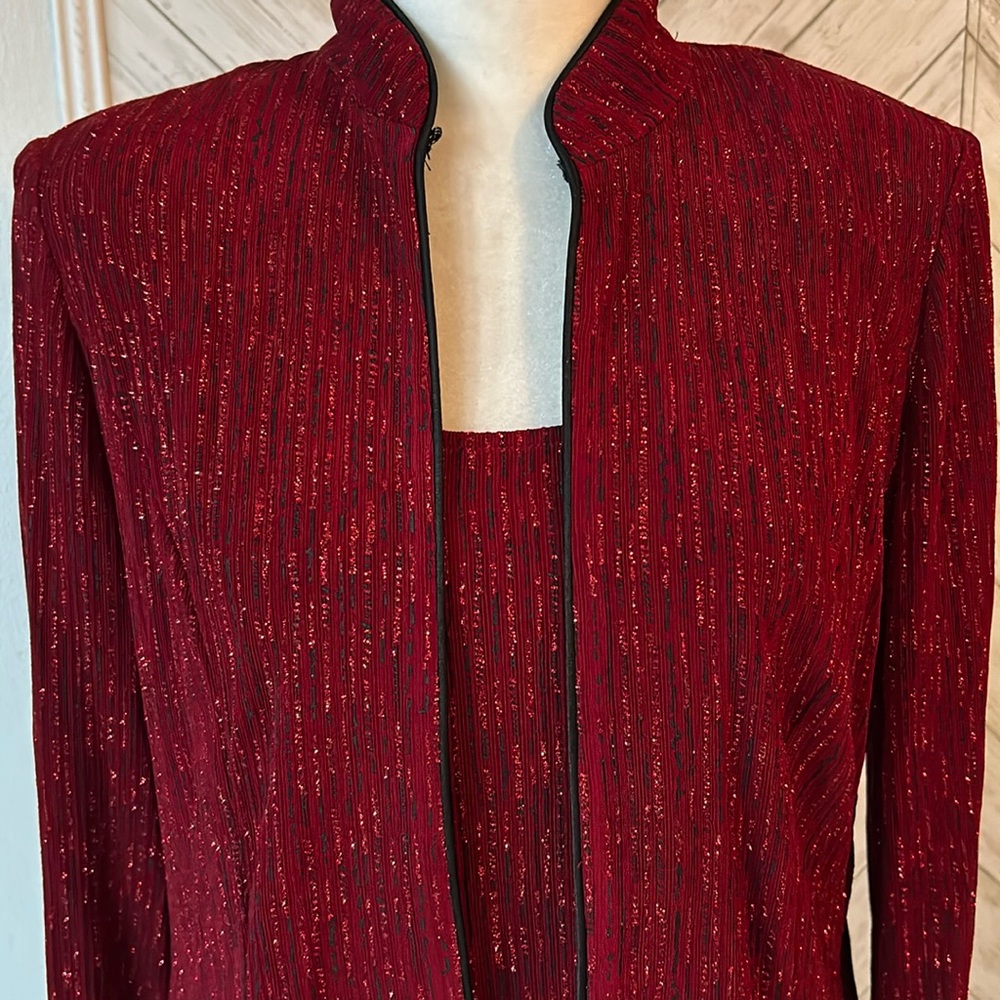 Alex Evenings Open Front Jacket W/Matching Tank T… - image 1